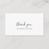 Rustic Mountain Forest Waterverf Thankyou Kaart (Voorkant)