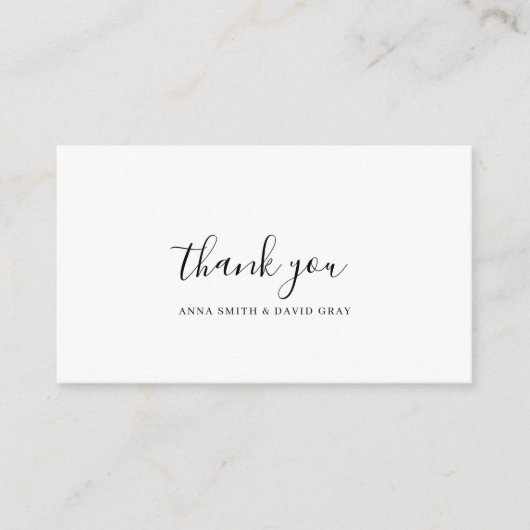 Rustic Mountain Forest Waterverf Thankyou Kaart (Voorkant)