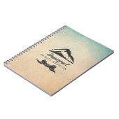 Rustic Mountain Illustration Family Reunion Notitieboek (Linkerzijde)