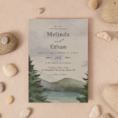 Rustic Mountain & Lake Evergreen Wedding  Kaart
