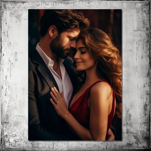 Rustic Mountain Lake | Forest Photo Wedding Save The Date