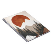 Rustic Mountain Landscape Spiral Notitieboek (Rechterzijde)