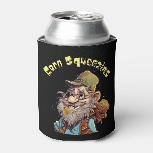 Rustic Mountain Moonshine Man Blikjeskoeler (Blikje Voorkant)