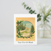 Rustic Mountain Scene Briefkaart (Staand voorkant)