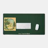 Rustic Mountain Scene Bureaumat (Keyboard & Muis)