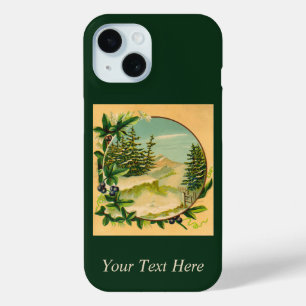 Rustic Mountain Scene Hoesje-Mate iPhone Case