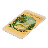 Rustic Mountain Scene Magneet (Linkerzijde)