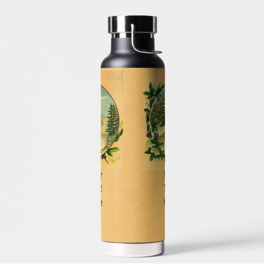 Rustic Mountain Scene Waterfles (Links)