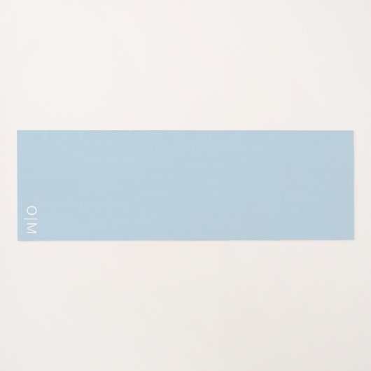 Rustic Mountain Trees Modern Trendy Waterverf Yogamat (Achterkant (horizontaal))