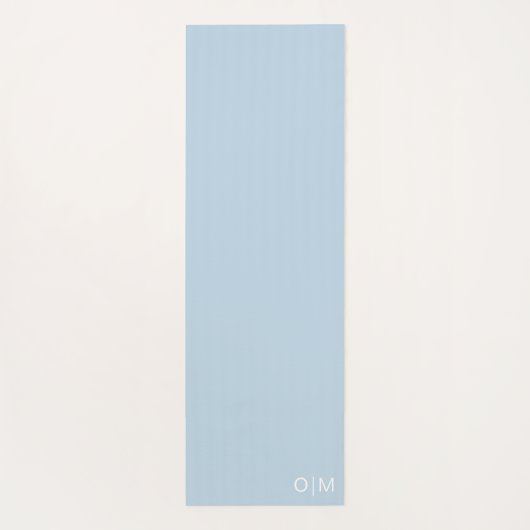 Rustic Mountain Trees Modern Trendy Waterverf Yogamat (Achterkant)