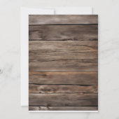 Rustic Mountain Valley Forest Sunset Natuur Kaart (Achterkant)