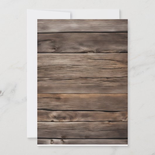 Rustic Mountain Valley Forest Sunset Natuur Kaart (Achterkant)