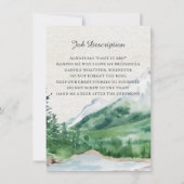Rustic Mountain | Verzoek voor Groomsman-voorstel Kaart (Achterkant)