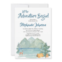 Rustic Mountain Waterverf Adventure Vrijgezellenfe