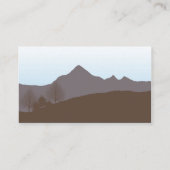 Rustic Mountain Waterverf Wedding Place kaarten Plaatskaartje (Achterkant)