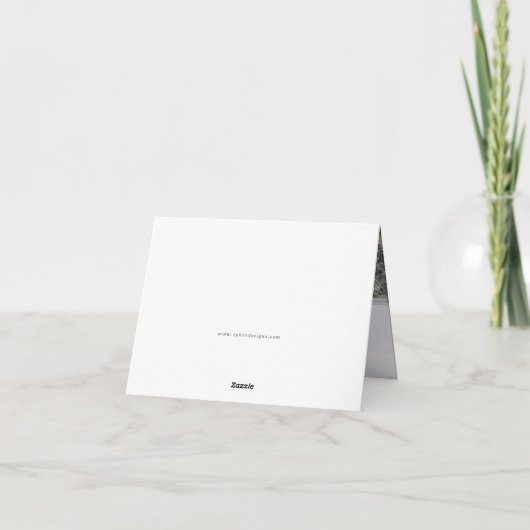 Rustic Mountain Weddenfoto Hartelijk dank Bedankkaart (Achterkant)