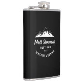 Rustic Mountain Wedding Best Man Gift Modern Cool Heupfles (Rechts)