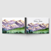 Rustic Mountain Wedding Custom Guest Book Gastenboek (Volledig)