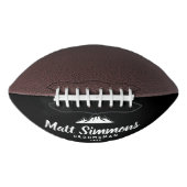 Rustic Mountain Wedding Groomsman Gift Modern Cool American Football (Voorkant)