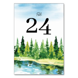 Rustic Mountain Wedding Kaart