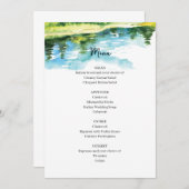 Rustic Mountain Wedding Menu (Voorkant / Achterkant)