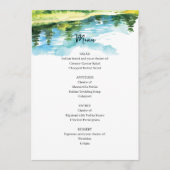 Rustic Mountain Wedding Menu (Voorkant)