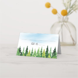 Rustic Mountain Wedding Plaatskaartje