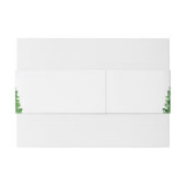 Rustic Mountain Wedding Uitnodigingen Wikkel (Achterkant Voorbeeld)