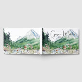 Rustic Mountain Wildflower | Boho Wedding Gastenboek (Volledig)