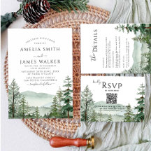 Rustic Mountain Woodland Outdoor Forest Wedding I
