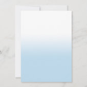 Rustic Mountain Zipline Wedding Invitation Kaart (Achterkant)