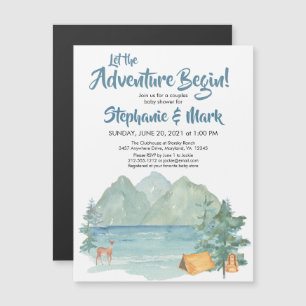 Rustic Mountains Adventure Camping Baby shower