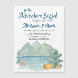 Rustic Mountains Adventure Camping Baby shower