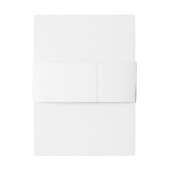 Rustic Mountains avontuur begint herfst bruiloft Uitnodigingen Wikkel (Achterkant Voorbeeld)