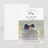 Rustic Mountains Photo Engaged Couple (Voorkant / Achterkant)