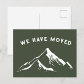 Rustic Mountains We hebben New House bezocht Briefkaart (Voorkant / Achterkant)