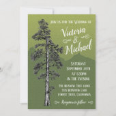 Rustic Mountatin Wedding in de bossen Kaart (Voorkant)