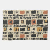 Rustic Mudcloth Geometric Pattern (3) Theedoek (Horizontaal)