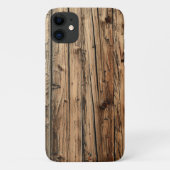 Rustic namaak houten iPhone hoes (Achterkant)