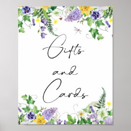 Rustic Narcissen & Wilde Bloemen Cadeaus & Kaarten Poster