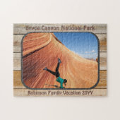Rustic National Park Custom Photo Family Vacking Legpuzzel (Horizontaal)
