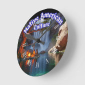 Rustic Native American Culture Tribes Ronde Klok (Hoek)