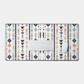 Rustic Native Ethnic Mudcloth Aesthetic Vertical Bureaumat (Keyboard & Muis)