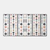 Rustic Native Ethnic Mudcloth Aesthetic Vertical Bureaumat (Voorkant)