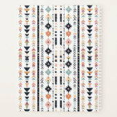 Rustic Native Ethnic Mudcloth Aesthetic Vertical Planner (Achterkant)