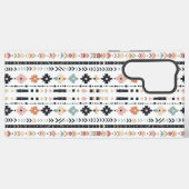 Rustic Native Ethnic Mudcloth Aesthetic Vertical Samsung Galaxy Hoesje (Achterkant horizontaal)