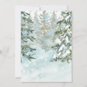 Rustic Nativity Farmhouse Holiday Invitation Kaart (Achterkant)