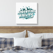Rustic Nature and Hiking Graphic Canvas Afdruk (Insitu (Slaapkamer))