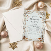 Rustic Nature-Inspired Holiday Kaart