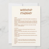 Rustic Nautical Bachelorette Kaart (Achterkant)